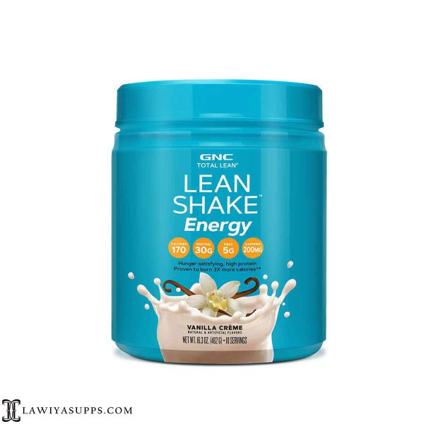 پروتئین لین شیک جی ان سی اصل آمریکا 462 گرم|Lean Shake Energy - Vanilla Creme